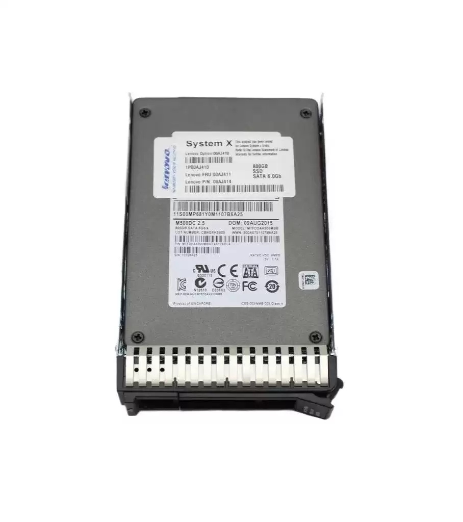 IBM 00AJ410 800GB SATA 6Gb/s Hot Swap 2.5-inch Solid State Drive with Tray for System X