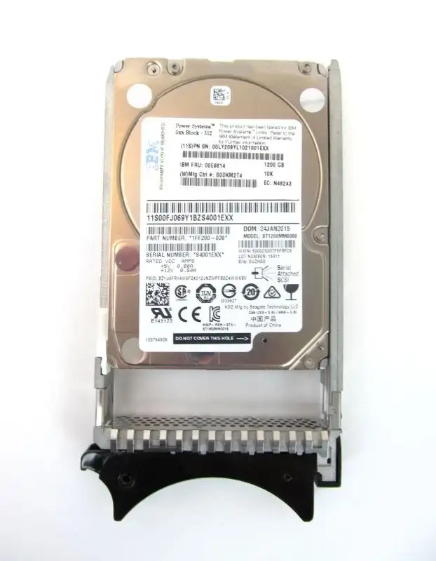IBM 00E8614 1.2TB 10000RPM SAS 12Gbps 128MB Cache 2.5inch Internal Hard Drive