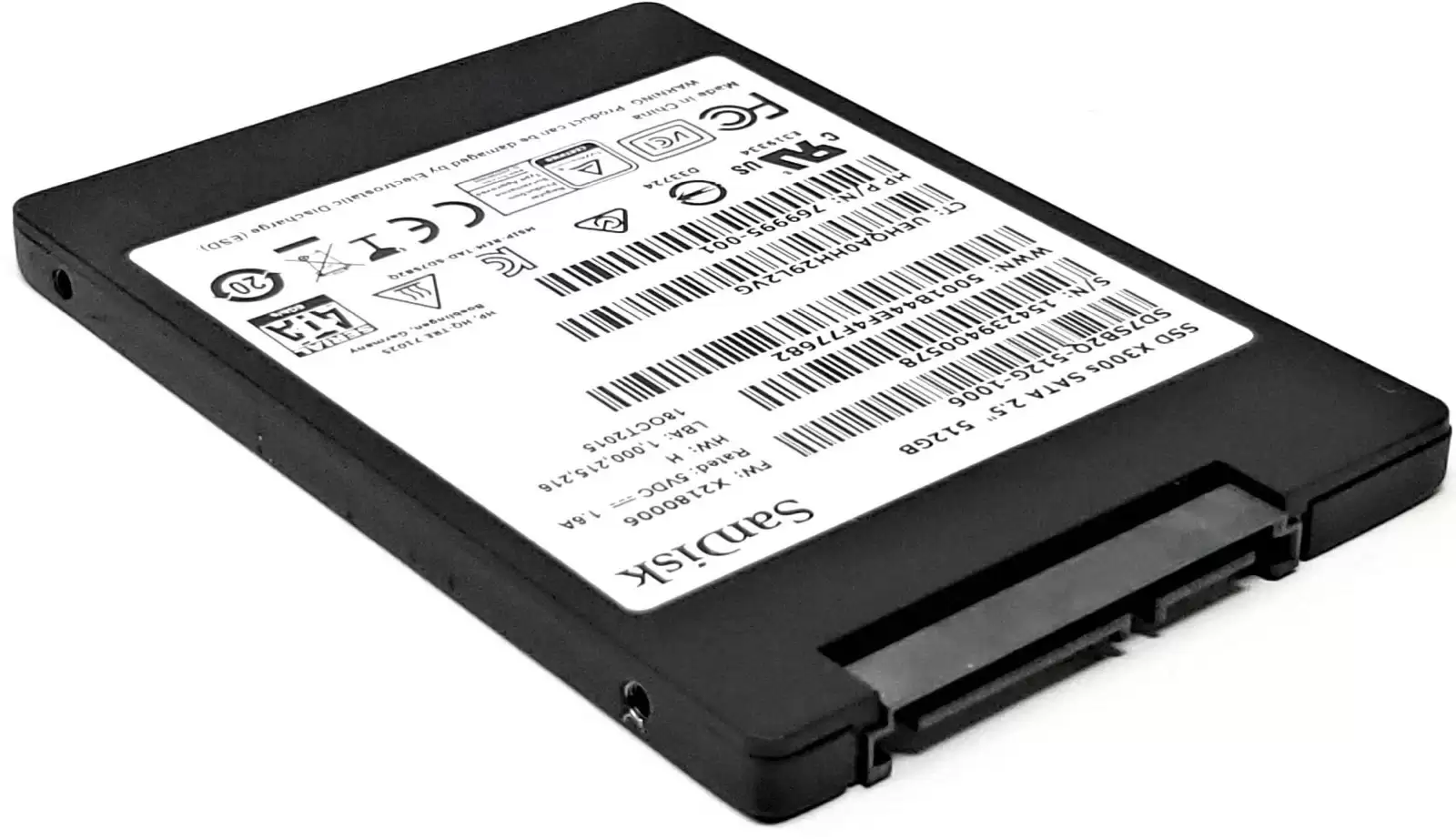 IBM 00KT017 512GB SATA 6Gb/s 2D NAND MLC 2.5-inch Solid State Drive