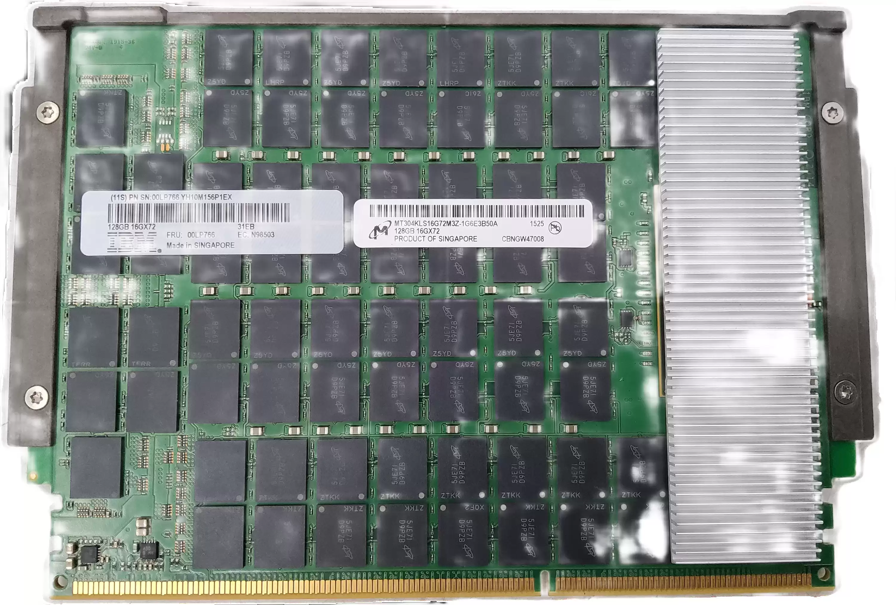IBM 00LP766 16GB 1600MHz DDR3 PC3-12800 ECC Registered CL11 240-Pin DIMM 1.35V Dual Rank Memory Module