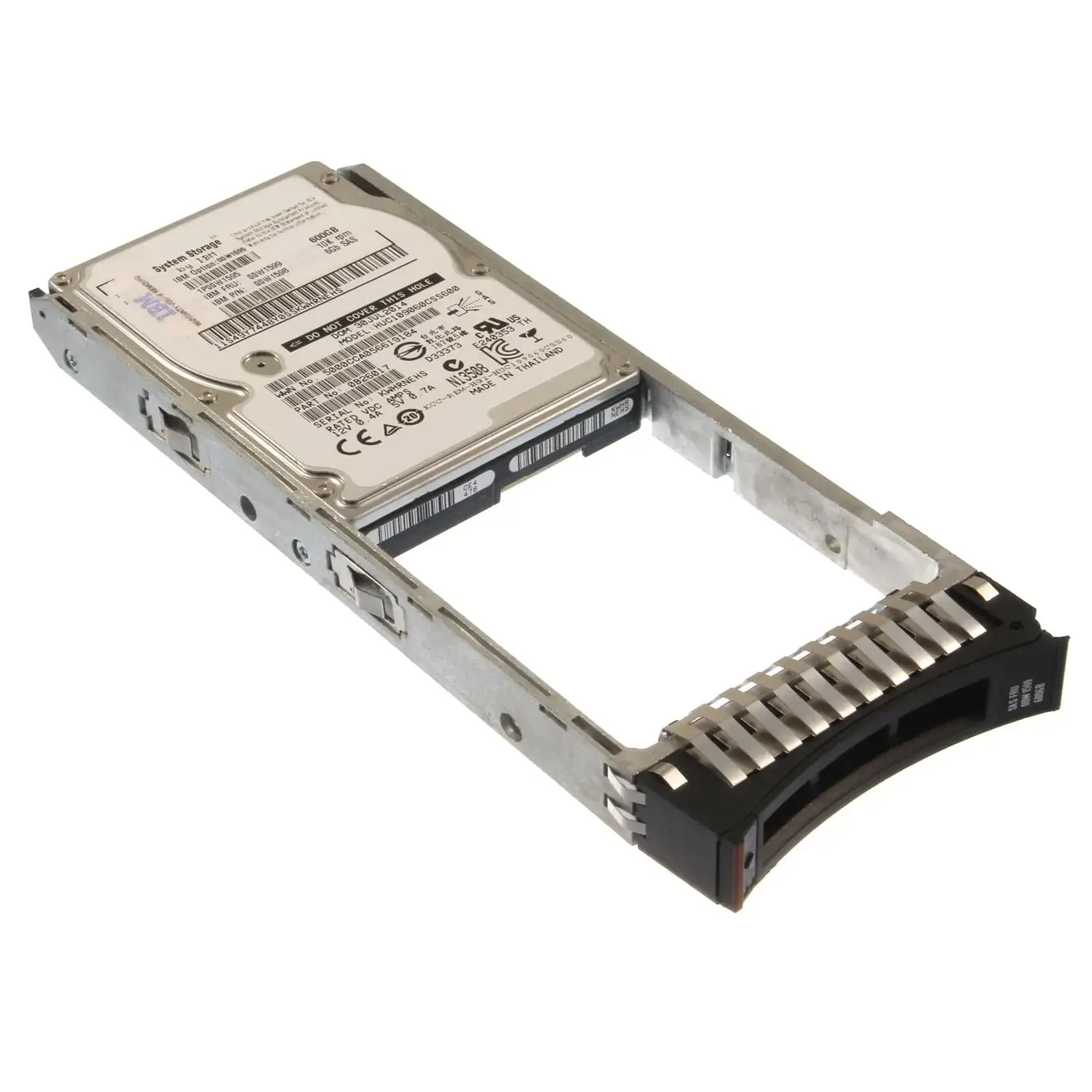 IBM 00W1595 600GB SAS 6Gb/s 10000RPM 2.5inch Internal Hard Drive with Tray
