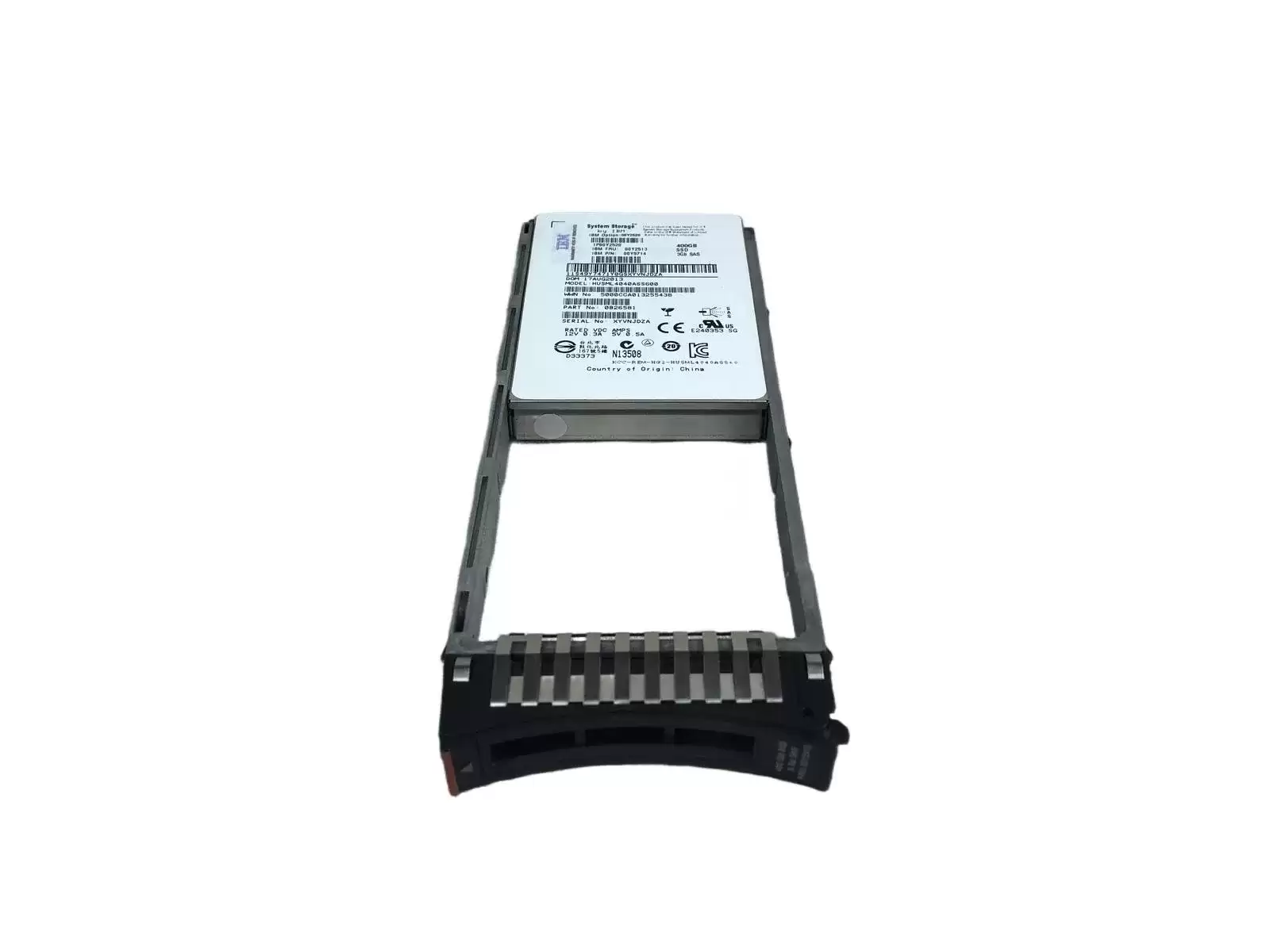 IBM 00Y2513 400GB SAS 3Gb/s Hot Swap MLC 2.5-inch Solid State Drive with Tray for Storwize V3700