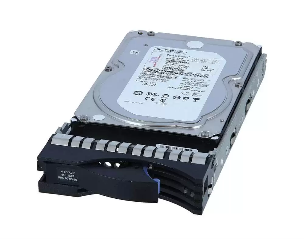 IBM 00Y5830 4TB SAS 6Gb/s Nearline Hot Swap 7200RPM 3.5-inch Internal Hard Drive with Tray