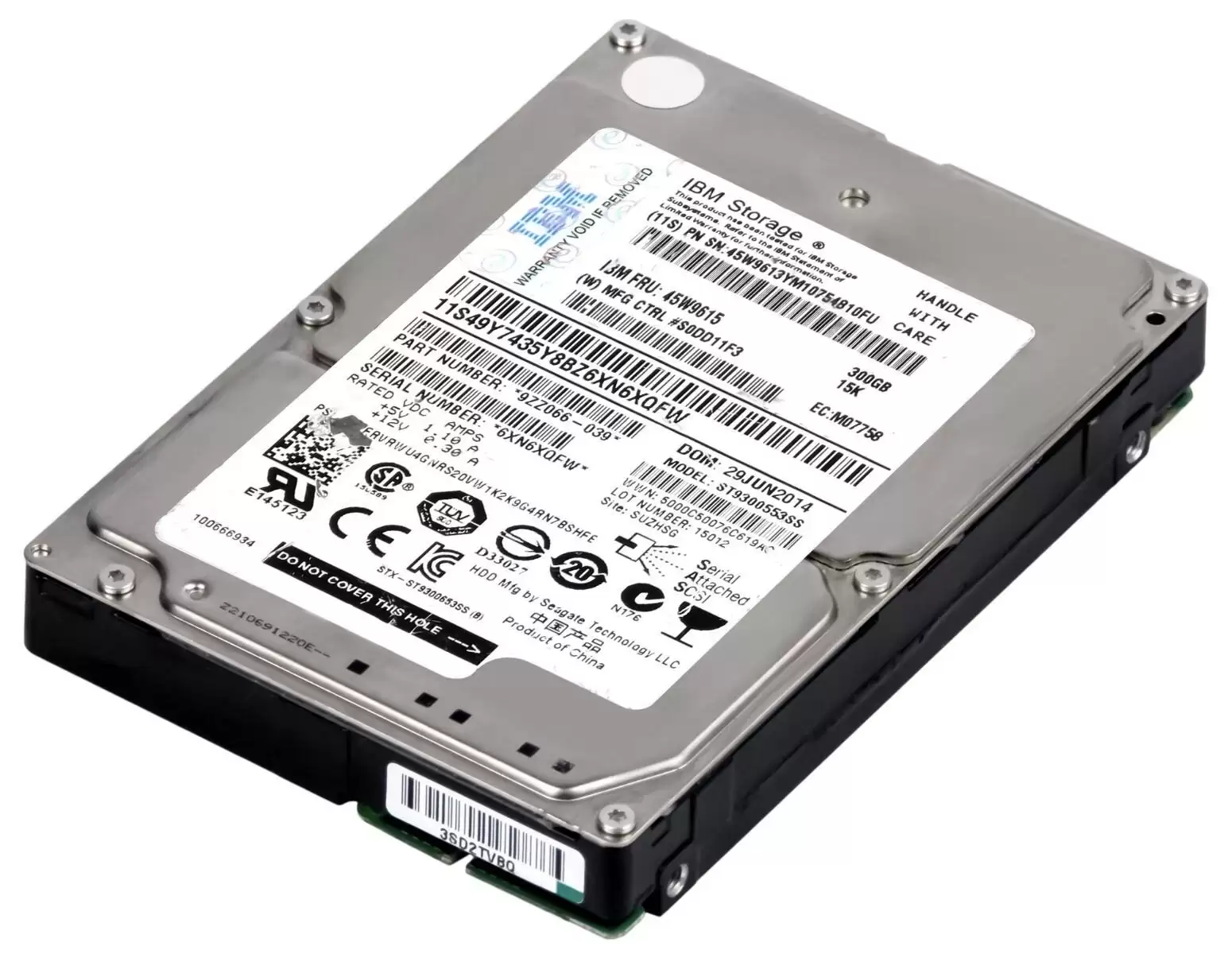 Seagate ST9300553SS Savvio 15K.3 300GB SAS 6Gb/s 15000RPM 64MB Cache 2.5-inch Internal Hard Drive