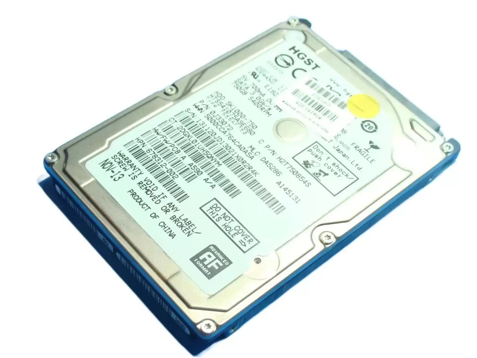HPE 634250-005 750GB SATA 3Gb/s 5400RPM 2.5-inch Internal Hard Drive
