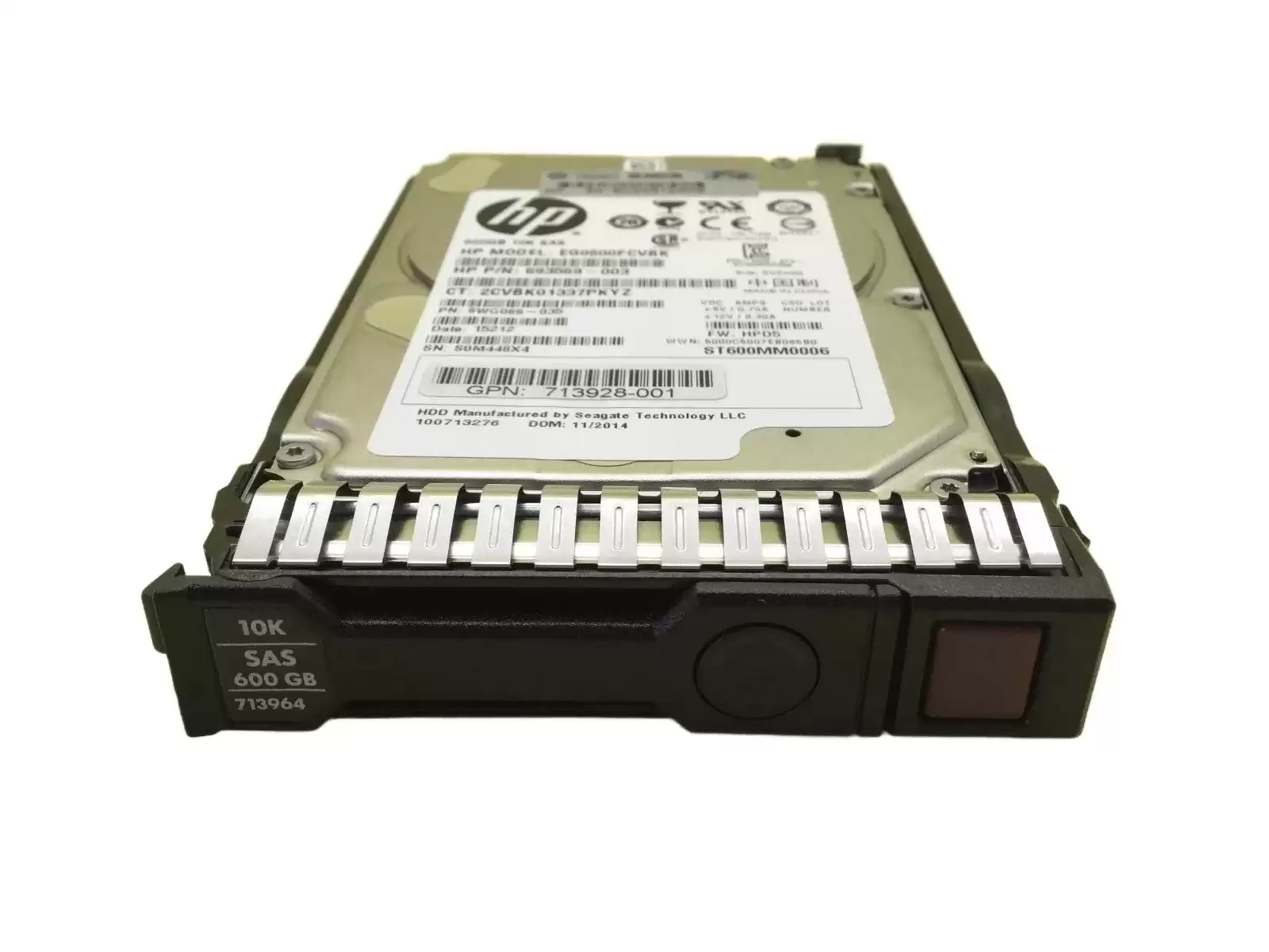 HPE 713964-001 600GB SAS 6Gb/s 10000RPM 2.5-inch Internal Hard Drive