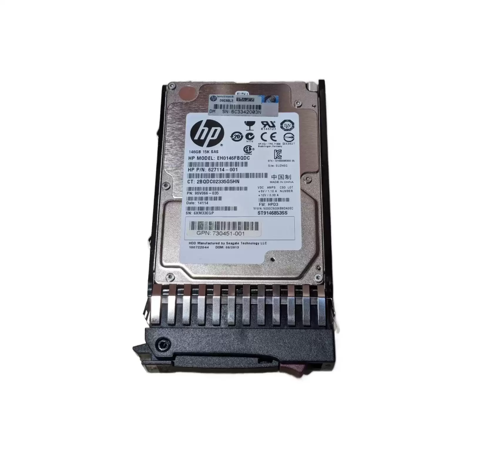 HPE 730707-001 146GB SAS 6Gb/s Dual Port Hot Swap 15000RPM 2.5-inch Internal Hard Drive