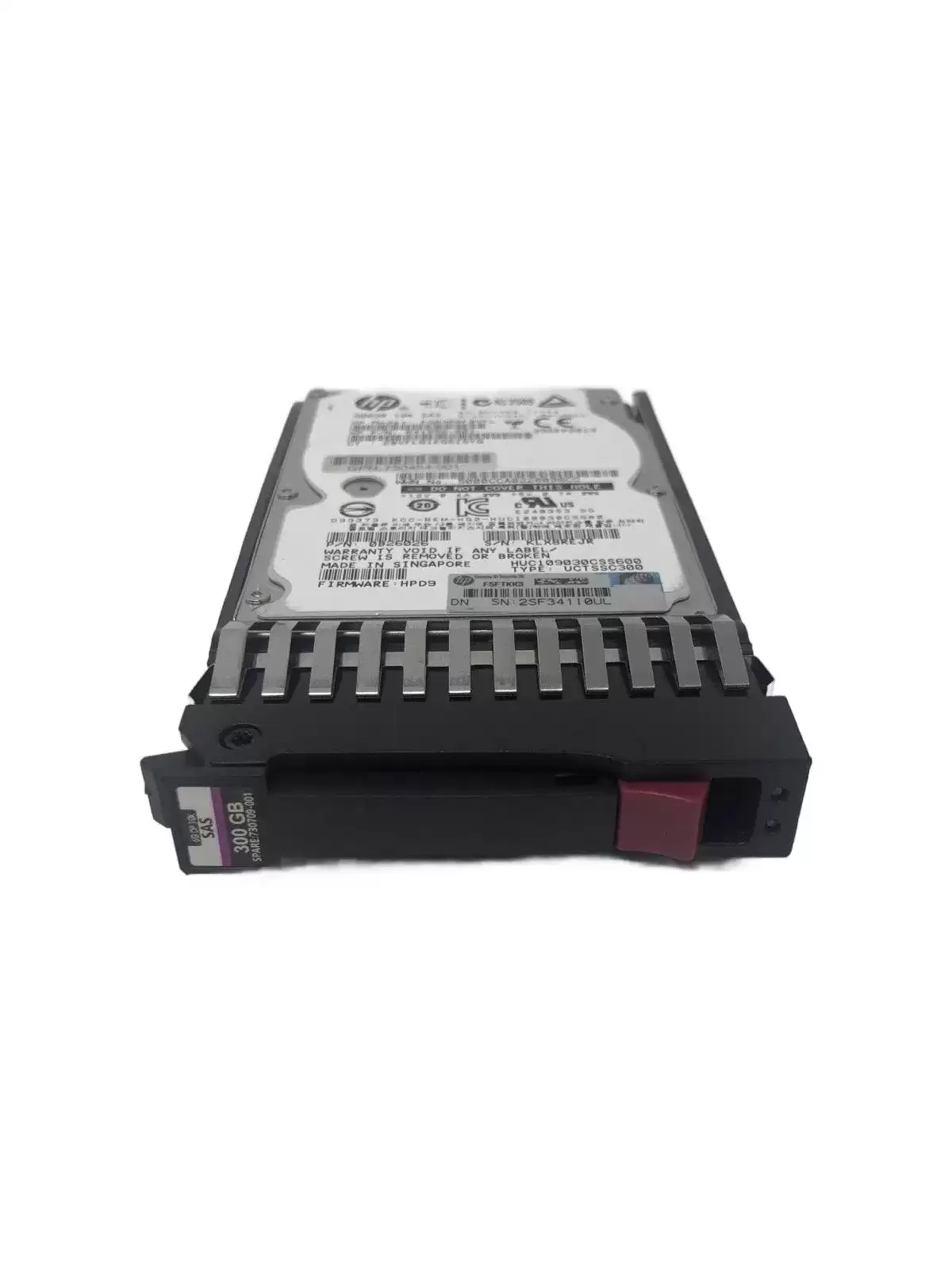 HPE 730709-001 300GB SAS 6Gb/s Dual Port Hot Swap 10000RPM 2.5-inch Internal Hard Drive