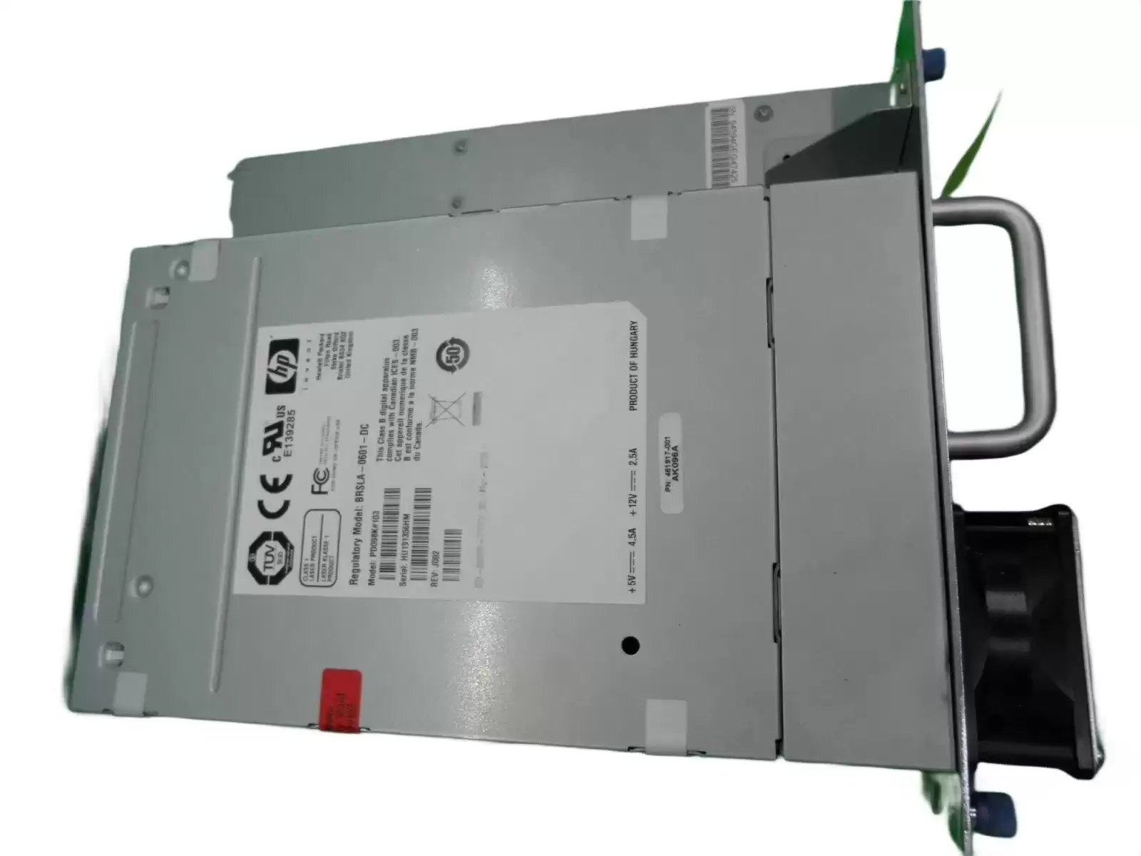 HPE 461917-001 800GB (Native) / 1600GB (Compressed) LTO-4 Fibre Channel Loader Internal Tape Drive