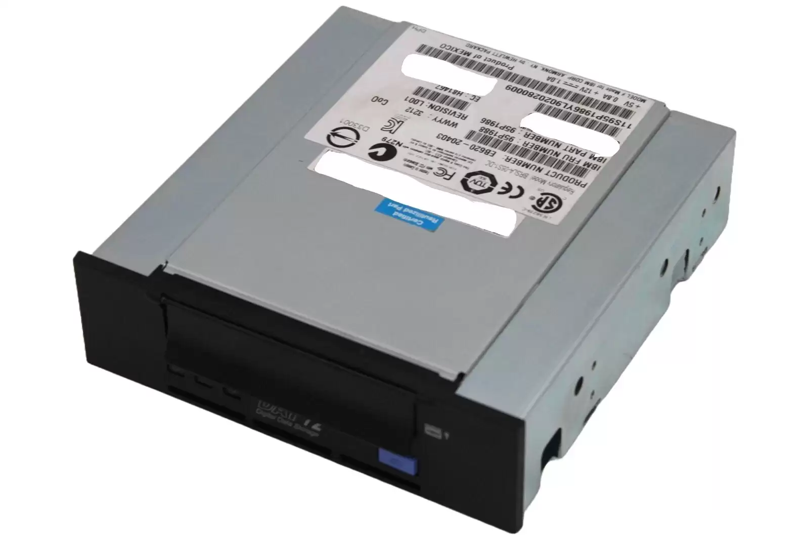 IBM 95P1988 ,36GB (Native) / 72GB (Compressed) DDS-5 SCSI LVD Half Height Internal Tape Drive