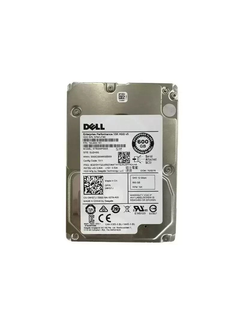 Seagate 1MJ200-151 Dell Enterprise Performance 15K 600GB SAS 12Gb/s 128MB Cache (512n) 2.5inch Internal Hard Drive