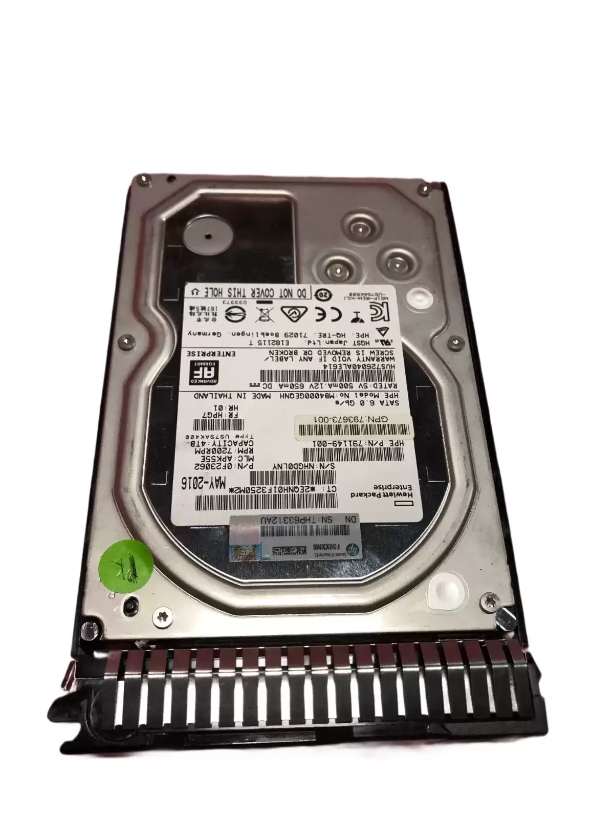 HPE 793761-001 4TB SATA 6Gb/s 7200RPM (512e) 3.5inch Internal Hard Drive with Smart Carrier for ProLiant