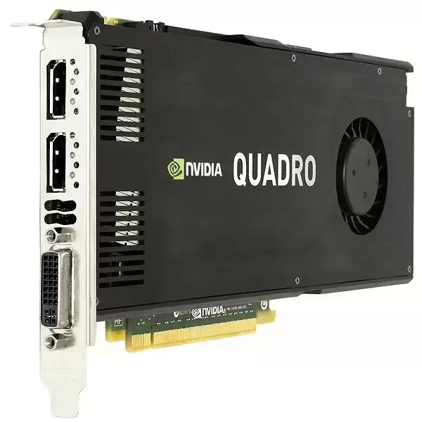 HPE 700104-003 Quadro K4000 3GB GDDR5 PCI-Express 2.0 x16 192-Bit DisplayPort DVI Video Graphics Card