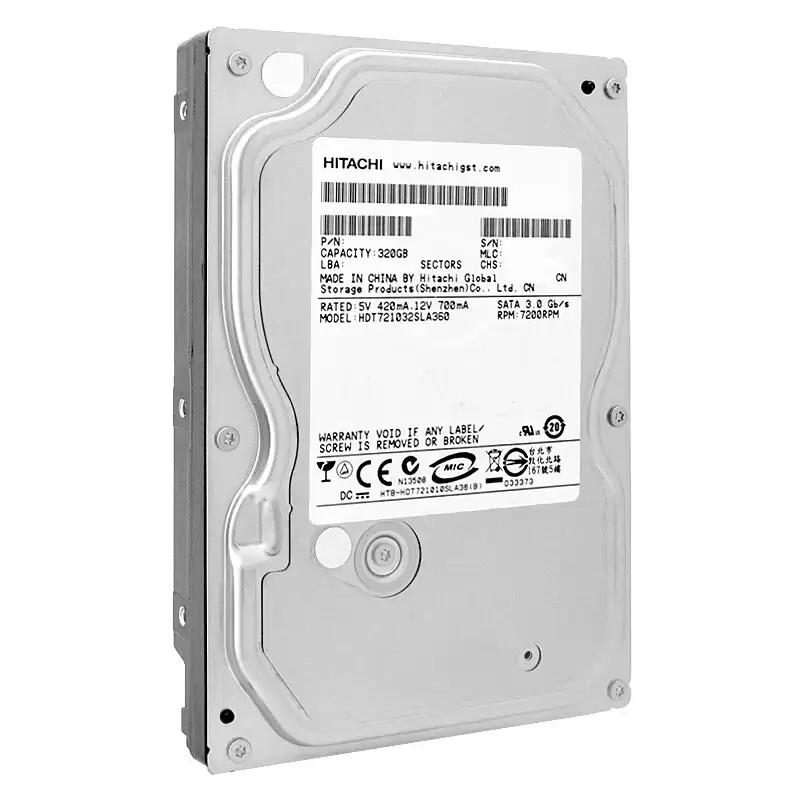HGST HDT721032SLA360 Deskstar 7K1000.B 320GB SATA 3Gb/s 7200RPM 16MB Cache 3.5-inch Internal Hard Drive