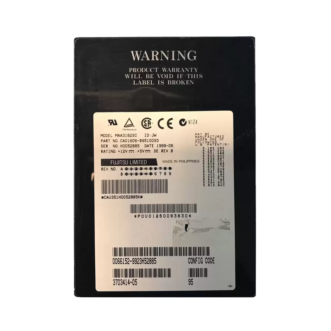 Sun 370-3414 18.2GB 7200RPM Ultra160 SCSI SingleEnded 80Pin 3.5inch Internal Hard Drive