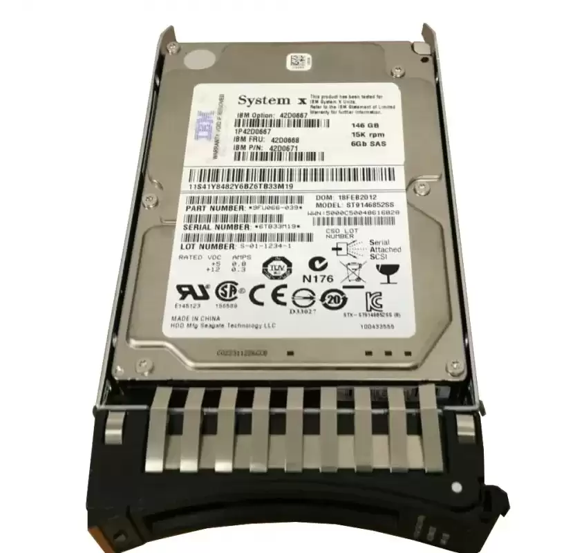 IBM 42D0671 146GB SAS 6Gb/s 15000RPM 16MB Cache 2.5-inch Internal Hard Drive