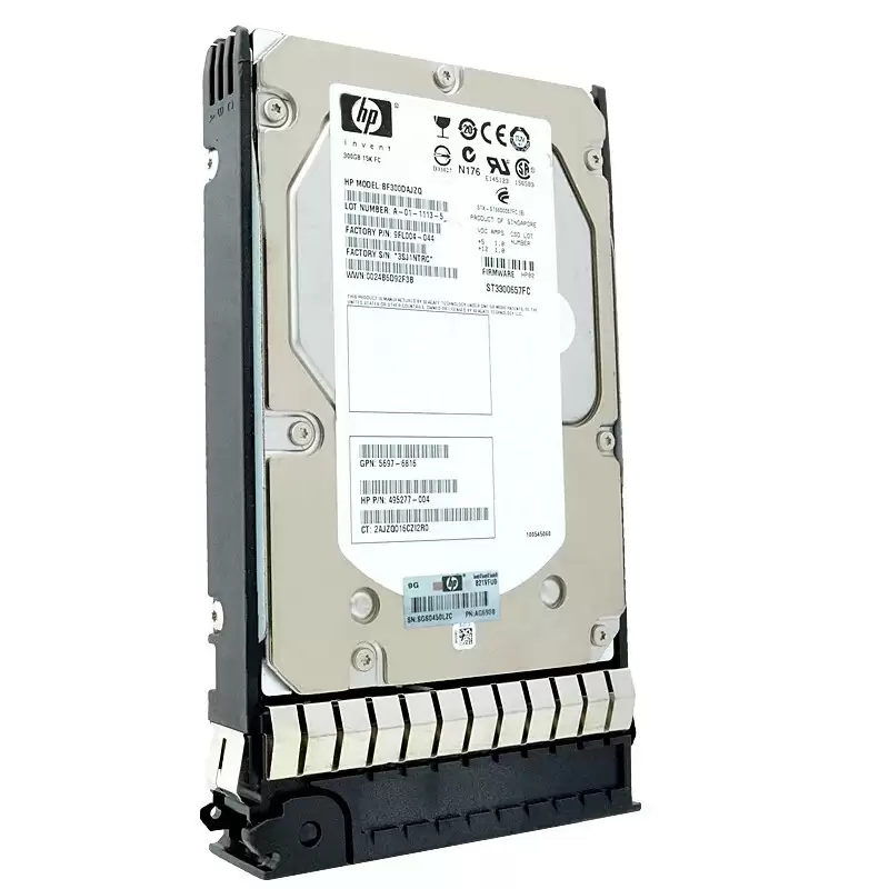 HPE 495277-004 300GB 15000RPM Fibre Channel 4GB/s Dual Port 3.5inch Internal Hard Drive