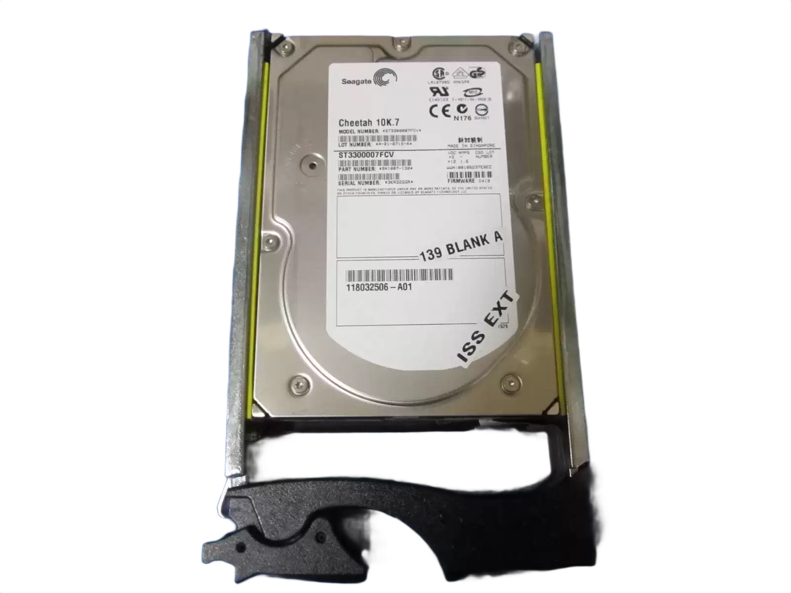 Seagate 9X1007-130 Cheetah 10K.7 300GB Fibre Channel 2Gb/s 10000RPM 16MB Cache 3.5-inch Internal Hard Drive
