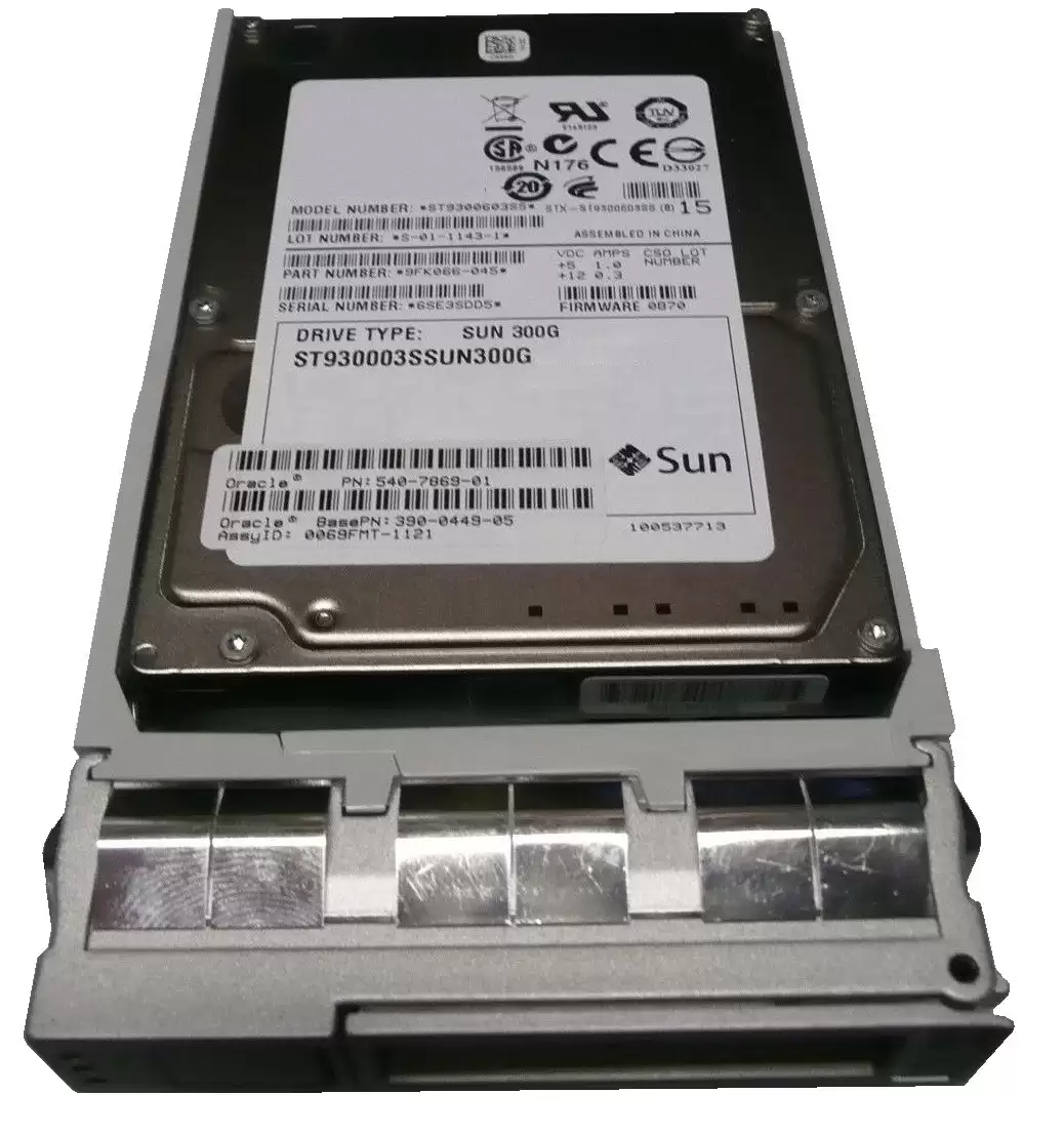 Sun 540-7865 300GB SAS 6Gb/s 10000RPM 16MB Cache 2.5inch Internal Hard Drive