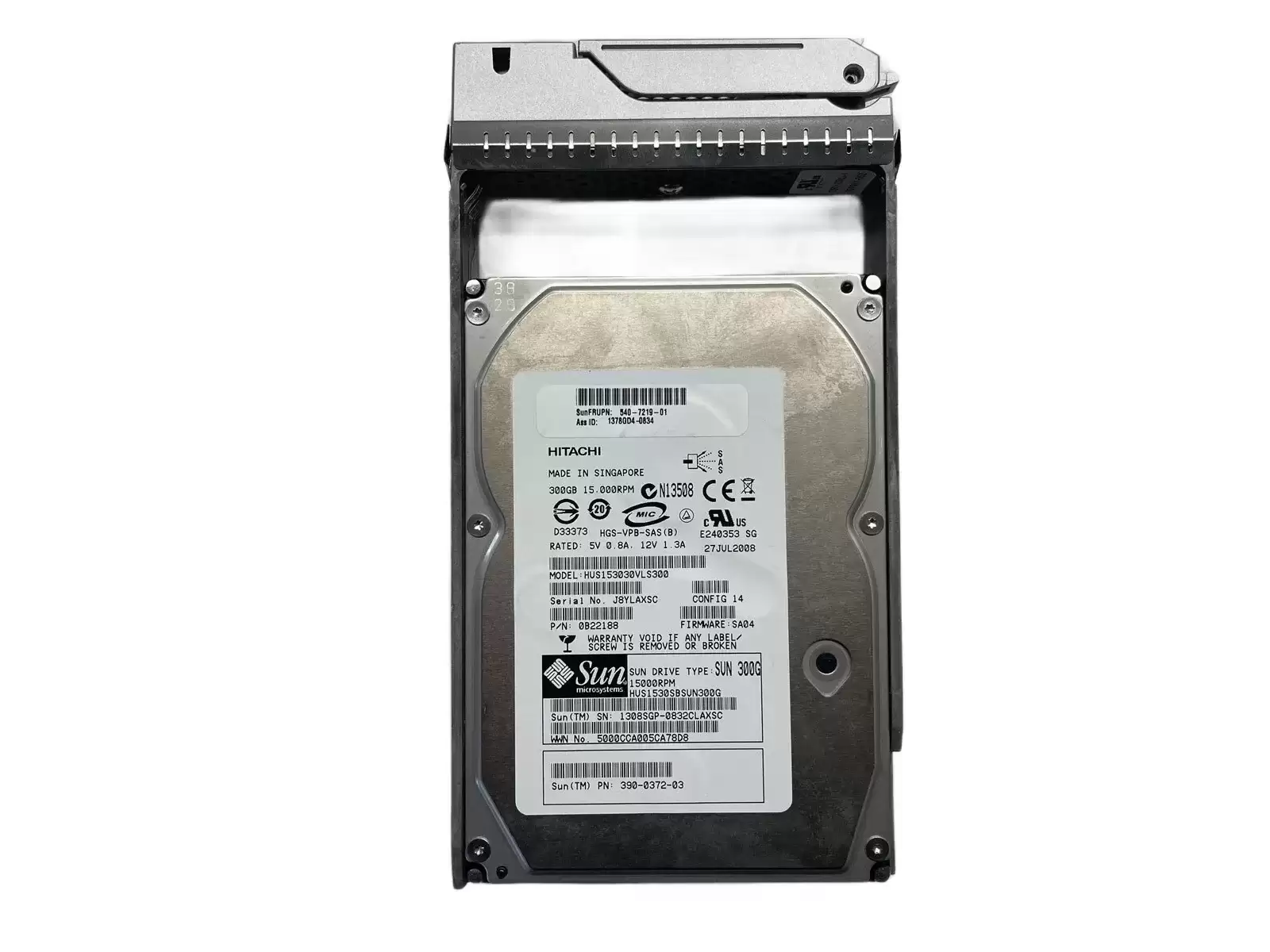 Sun 390-0372 300GB 15000RPM SAS 3GB/s 16MB Cache 3.5inch Internal Hard Drive