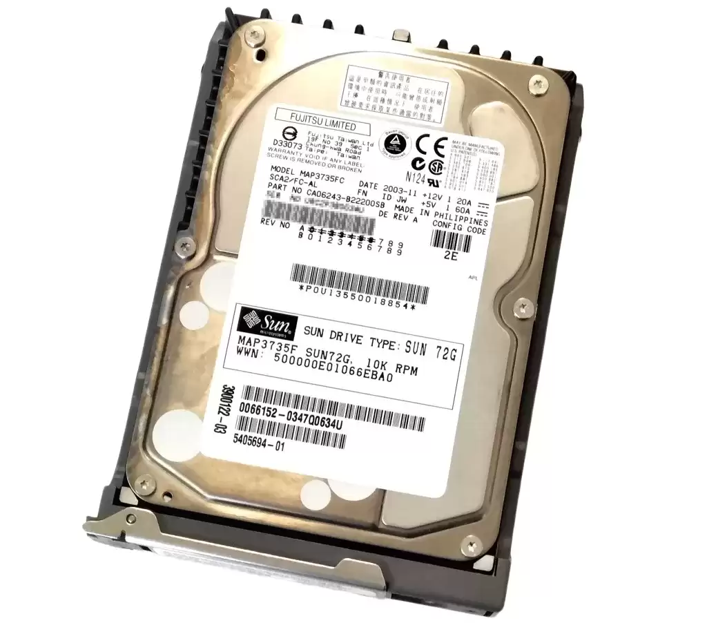 Sun 540-5694 73GB 10000RPM Fibre Channel 2GB/s 3.5inch Internal Hard Drive