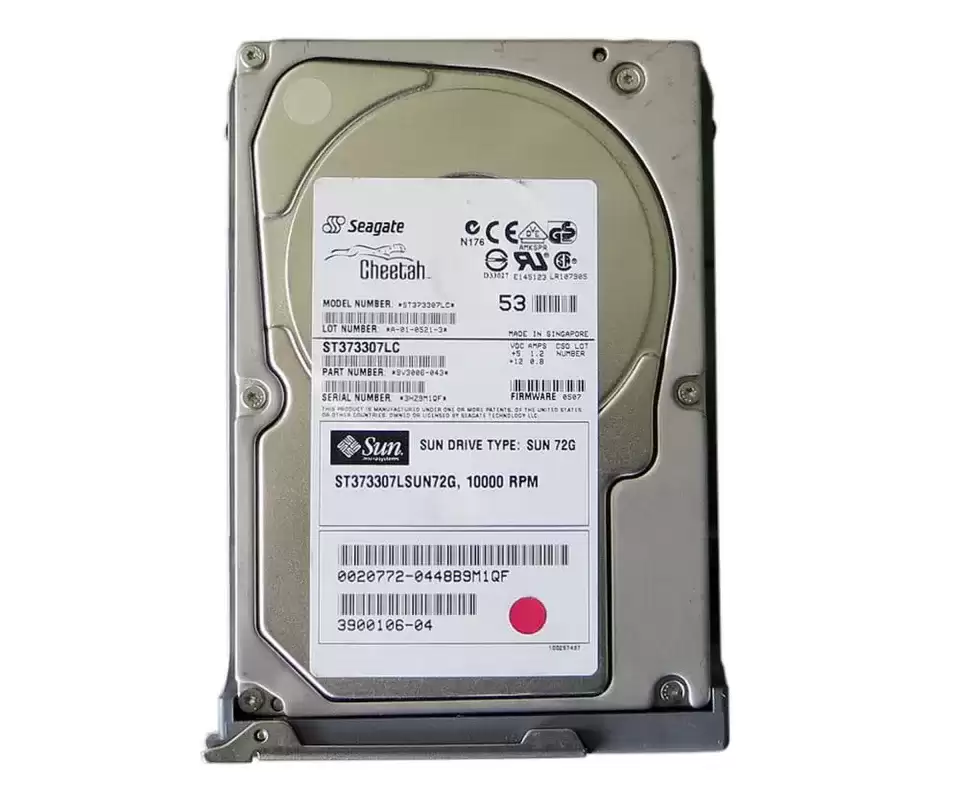 Sun 390-0108 73GB 10000RPM Ultra320 SCSI 80Pin LVD 3.5inch Internal Hard Drive