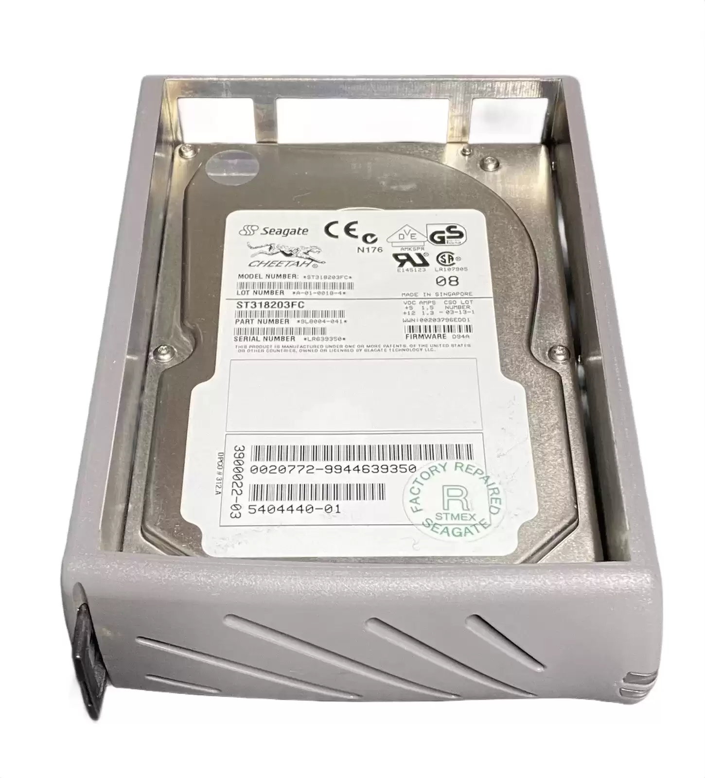 Sun 390-0022 18.2GB 10000RPM Fibre Channel 100MB/s 3.5inch Internal Hard Drive
