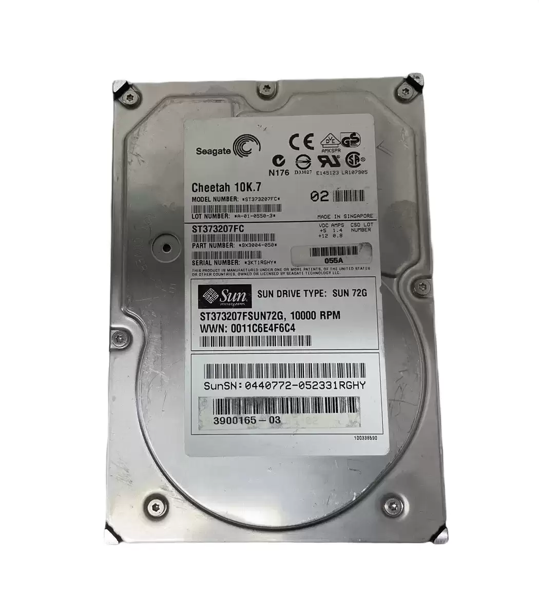 Sun 390-0165 73GB 10000RPM Fibre Channel 2Gb/s 3.5inch Internal Hard Drive