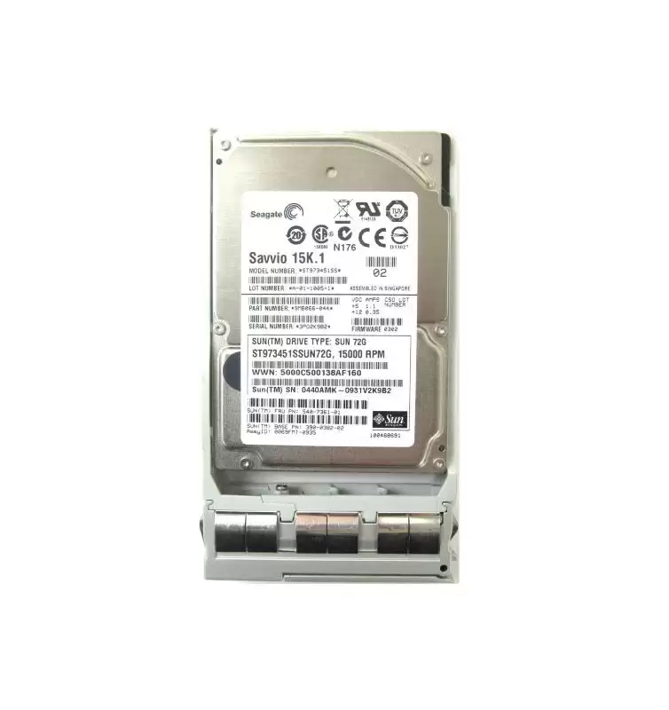 Sun 540-7361 73GB 15000RPM SAS 3GB/s 16MB Cache 2.5inch Internal Hard Drive
