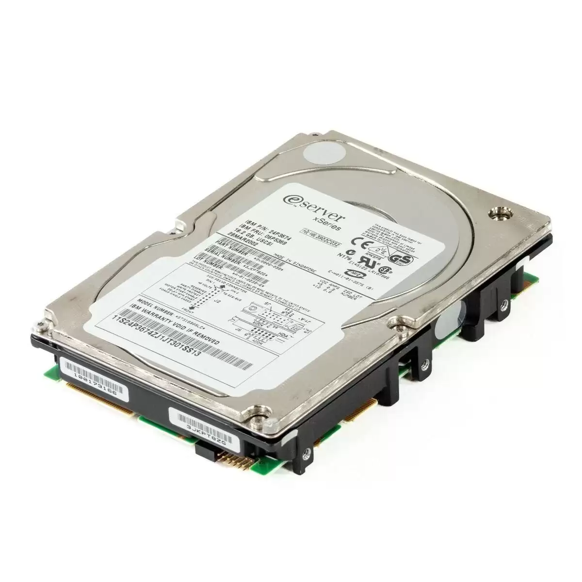 IBM 06P5369 18.2GB Ultra-160 SCSI 80-Pin Hot Swap 10000RPM 3.5-inch Internal Hard Drive