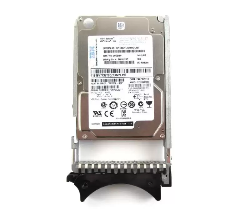 IBM 74Y6485 146GB SAS 6Gb/s Hot Swap 15000RPM 2.5-inch Internal Hard Drive