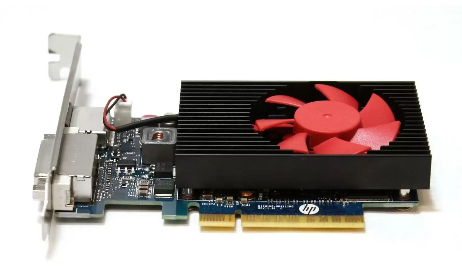 HPE N3R90AA GeForce GT 730 2GB GDDR3 SDRAM PCI-Express x8 Dual Link DisplayPort DVI Low Profile Video Graphics Card 