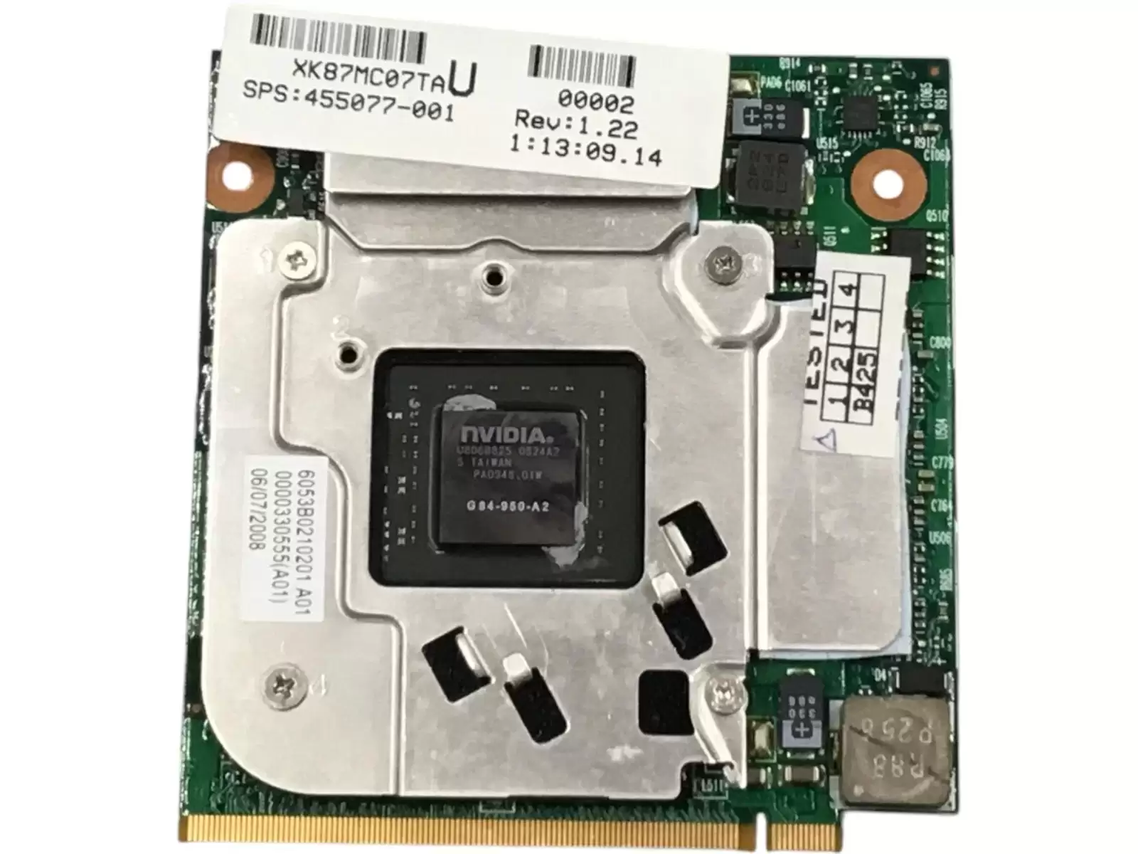 HPE 455077-001 Quadro NVS 320M 256MB MXM Video Graphics Card