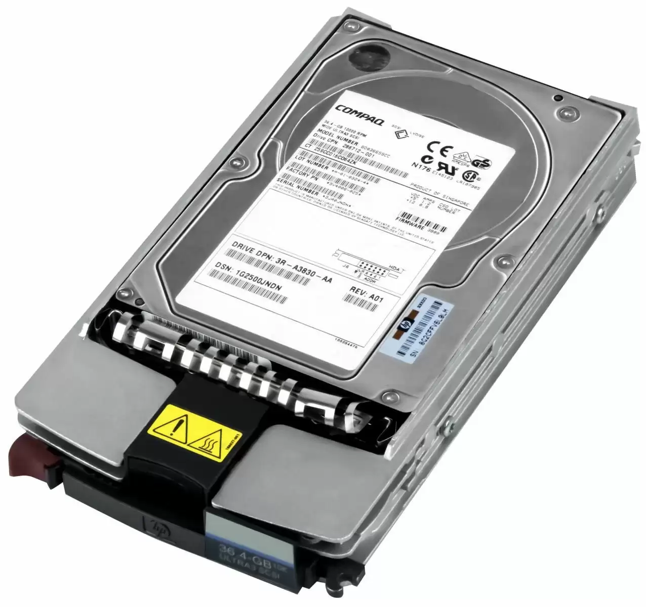 HPE 286712-001 36.4GB 10000RPM SCSI Ultra160 LVD 80Pin 3.5inch Internal Hard Drive