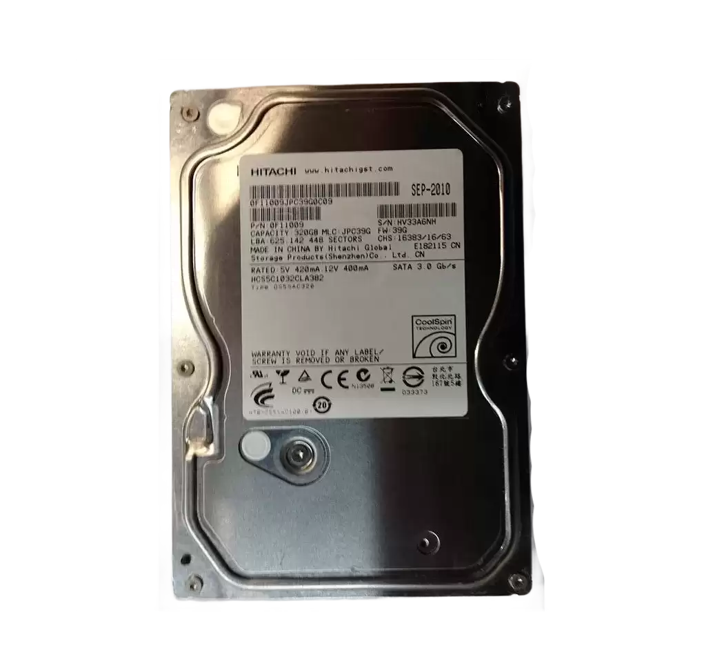 HGST 0F11009 CinemaStar 5K1000 320GB SATA 3Gb/s 5400RPM 8MB Cache 3.5-inch Internal Hard Drive
