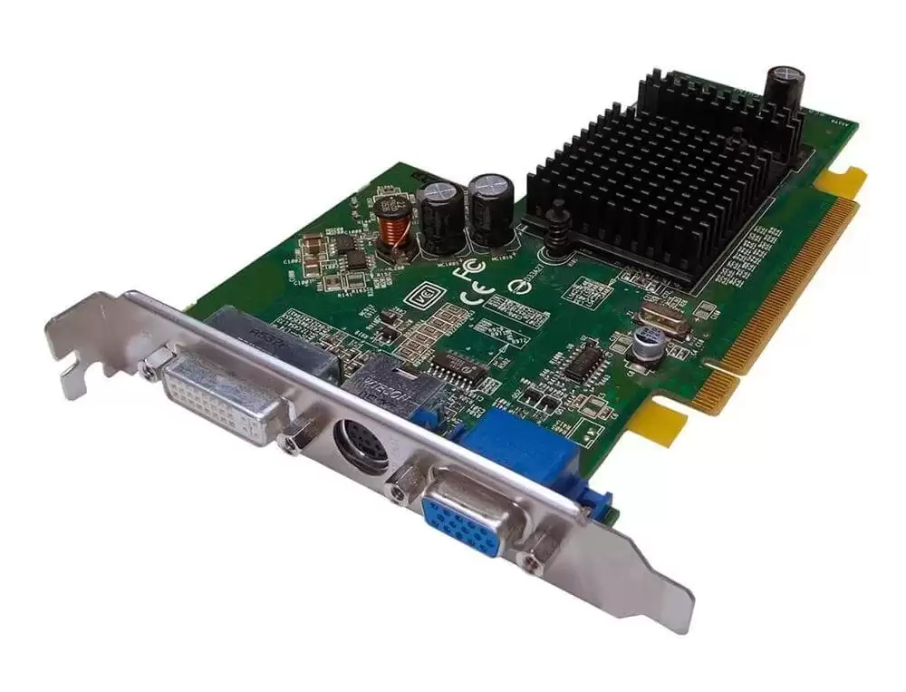 ATI 109-A62931-00 Tech Radeon X600 128MB GDDR2 PCI-Express DisplayPort DVI to Dual Video Graphics Card