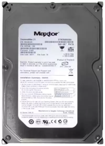 Maxtor 9DP046-326 DiamondMax 21 500GB 7200RPM ATA100 16MB Cache 3.5inch Internal Hard Drive
