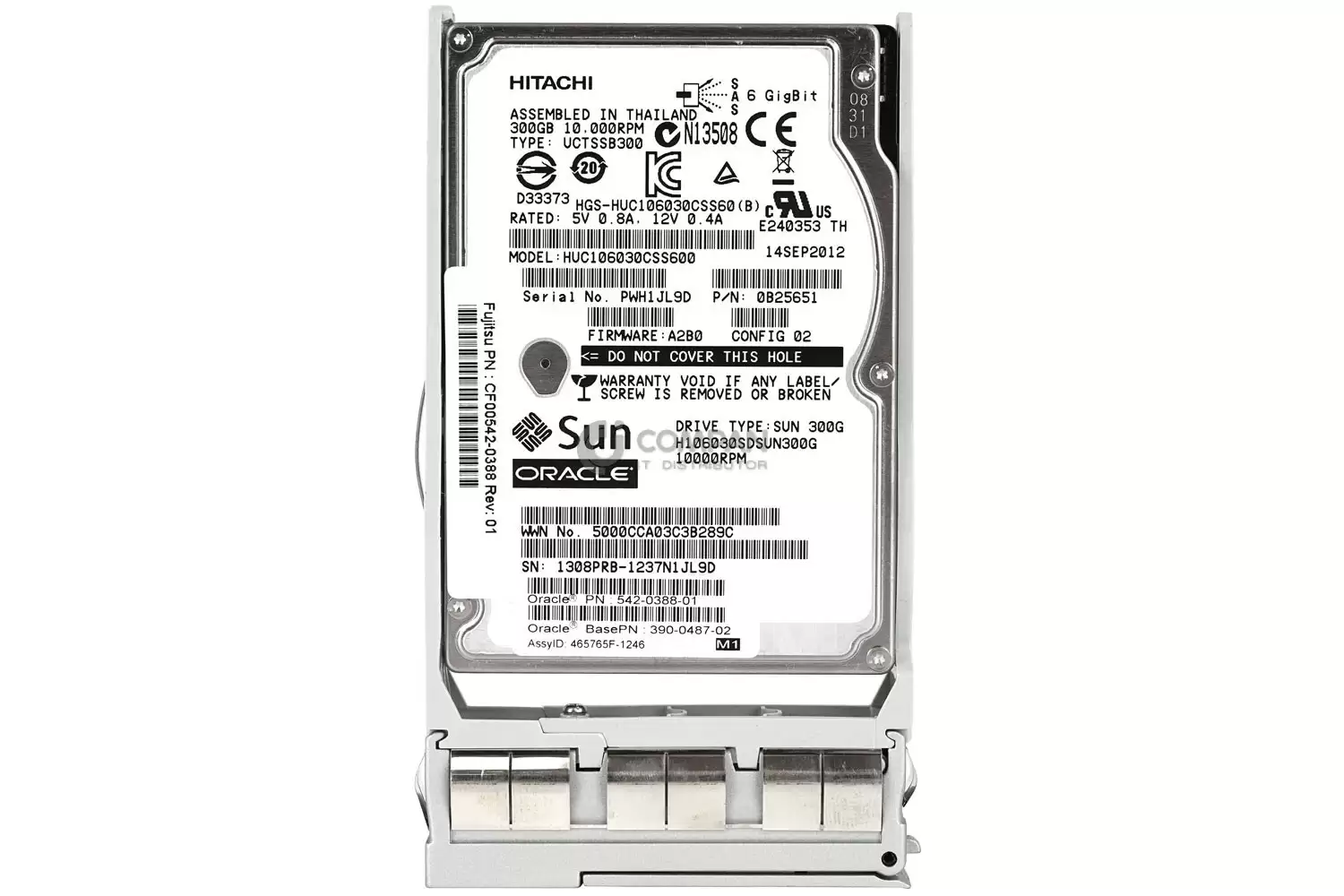 Sun 7045226 300GB SAS 6Gb/s 10000RPM 64MB Cache 2.5inch Internal Hard Drive with Tray
