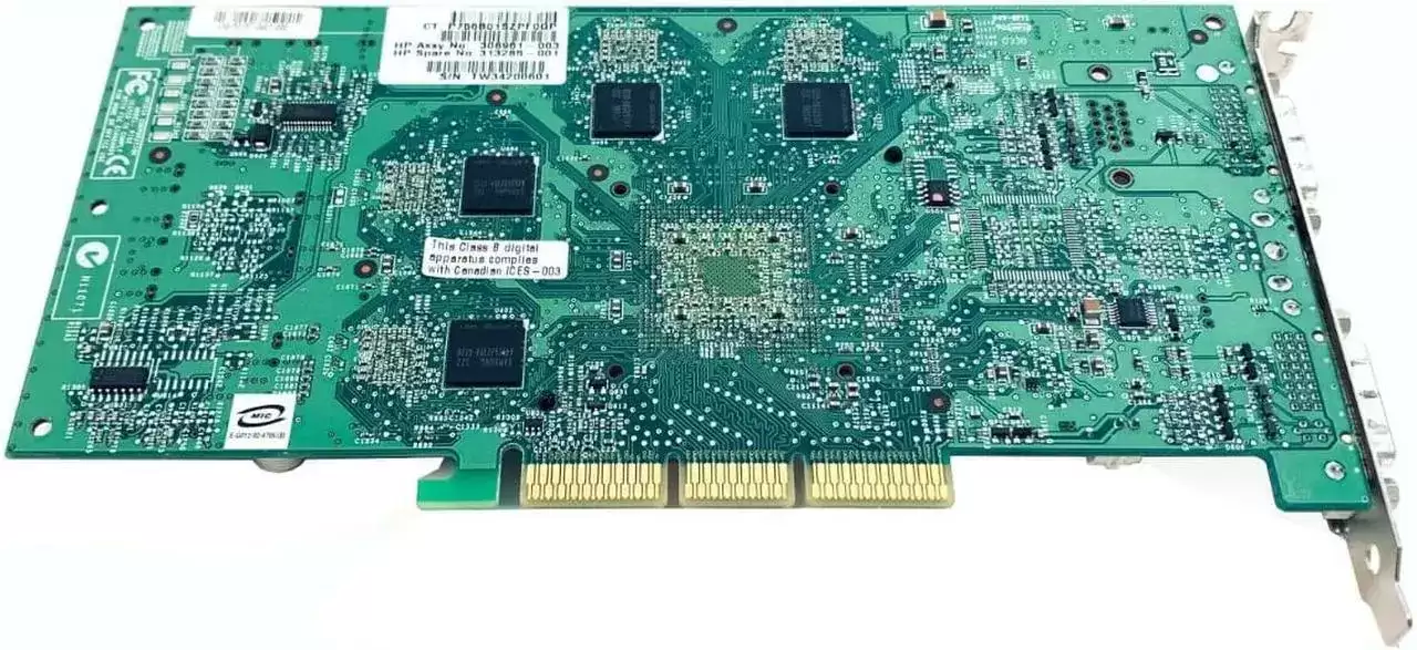 HPE 308961-004 Quadro4 980XGL 128MB GDDR AGP AGP x8 DVI Video Graphics Card