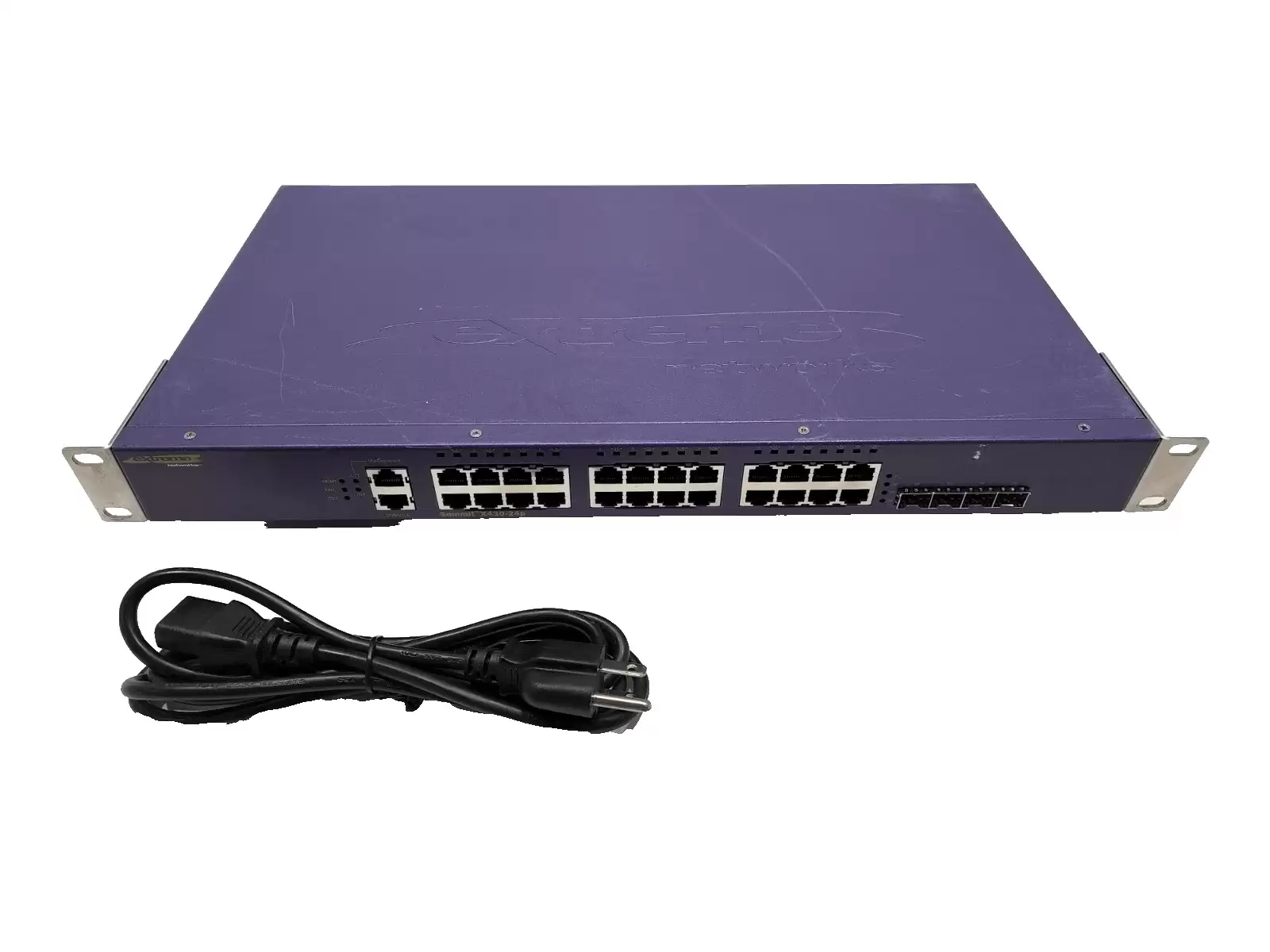 Extreme Network 16514 Summit X440 Series 24-Ports 1GbE RJ-45 Rack Mountable Layer 3 Managed Network Switch with 4-Ports SFP+