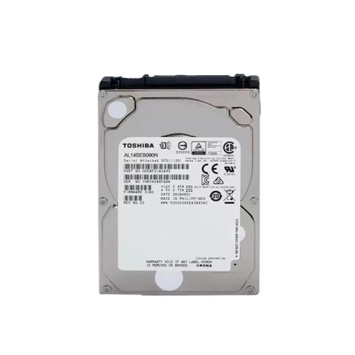 Toshiba AL14SEB090N 900GB SAS 12Gb/s 10000RPM 128MB Cache (512n) 2.5inch Internal Hard Drive