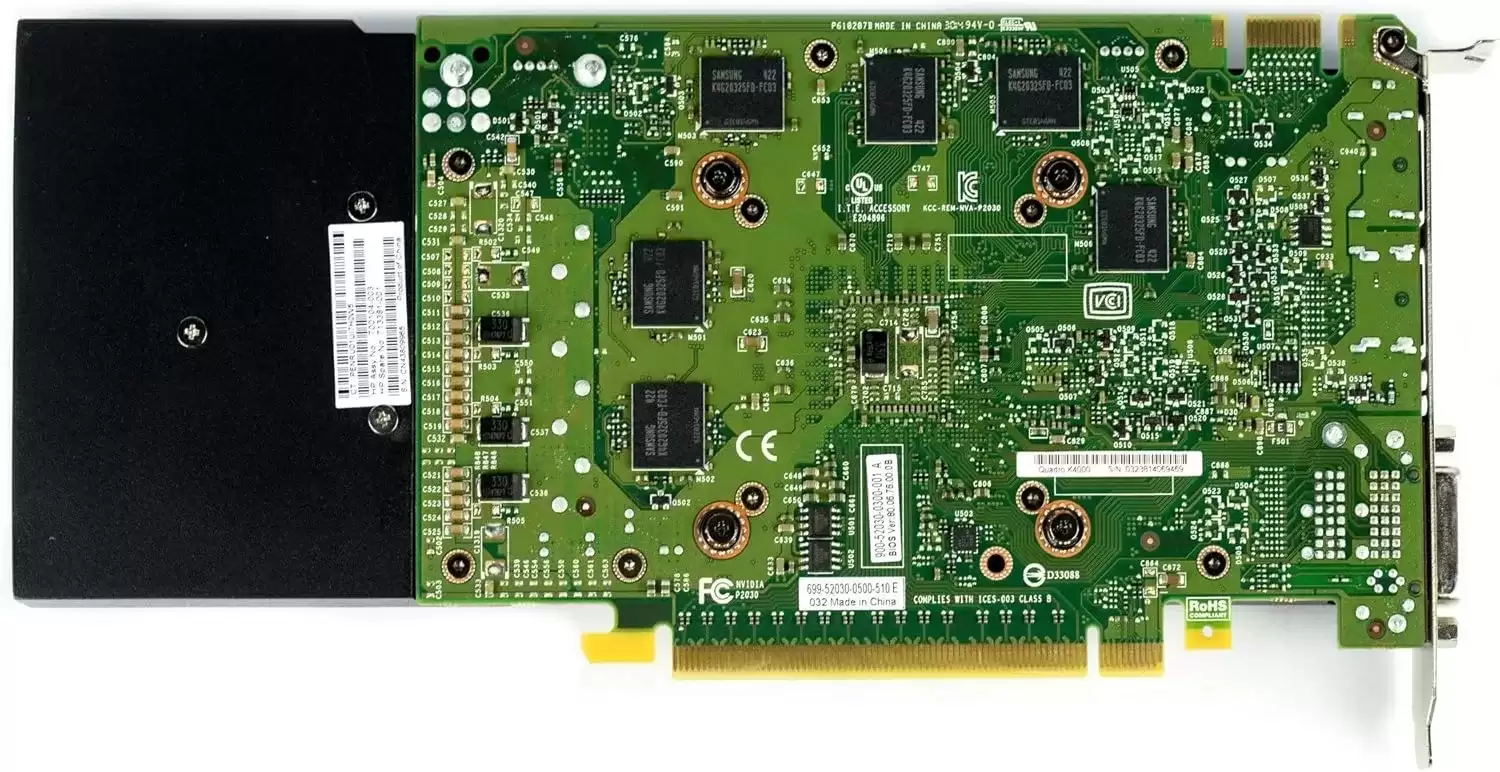 HPE 713381-001 Quadro K4000 3GB GDDR5 PCI-Express 2.0 x16 DisplayPort DVI-I Video Graphics Card