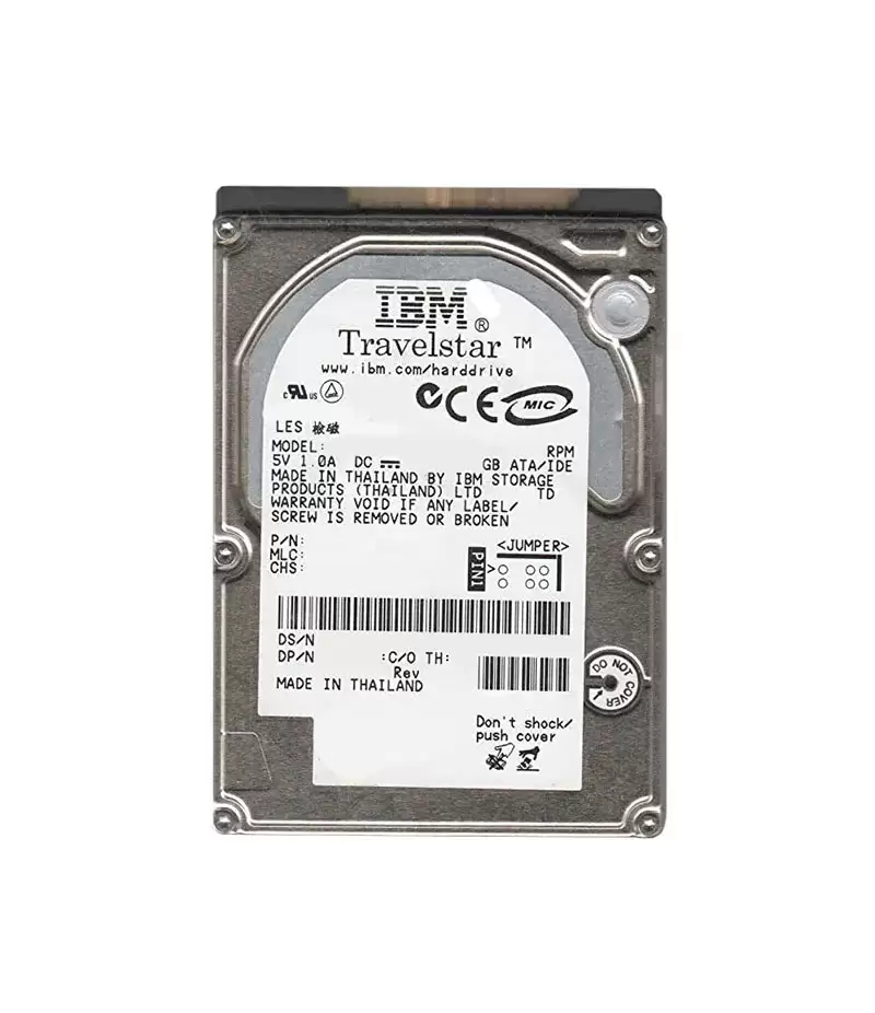 IBM 07N3996 Travelstar 18GT 18GB ATA/66 4200RPM 512KB Cache 2.5-inch Internal Hard Drive