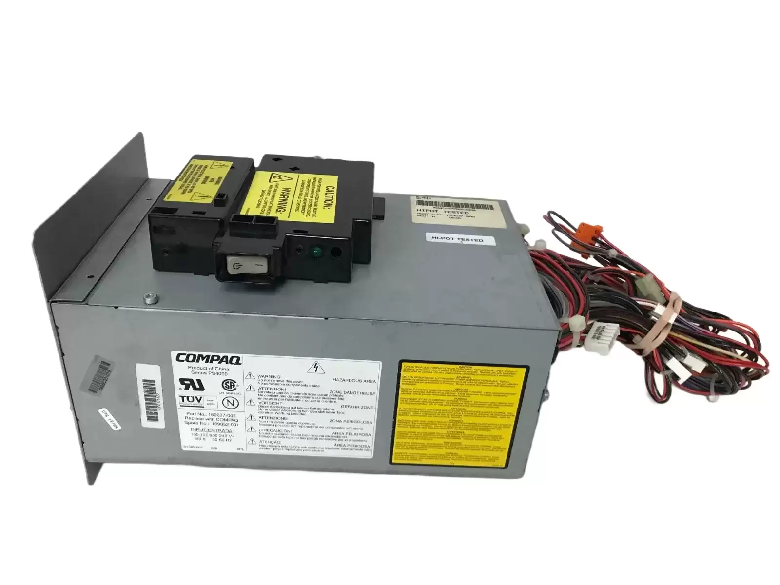 HPE 169052-001 325-Watts Hot Swap Power Supply for ProLiant 1500 and 1500R