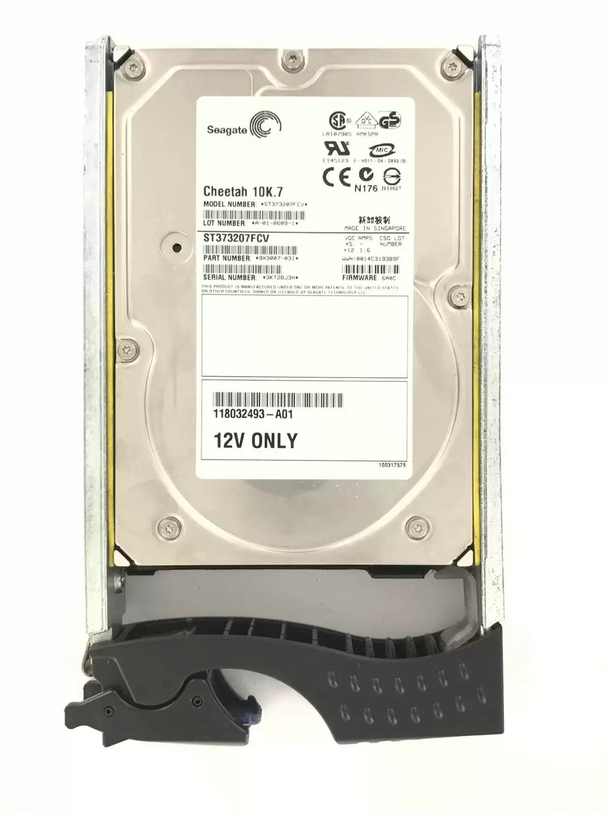 Seagate 9X3007-031 Cheetah 10K.7 73.4GB Fibre Channel 2Gb/s 10000RPM 16MB Cache 3.5-inch Internal Hard Drive