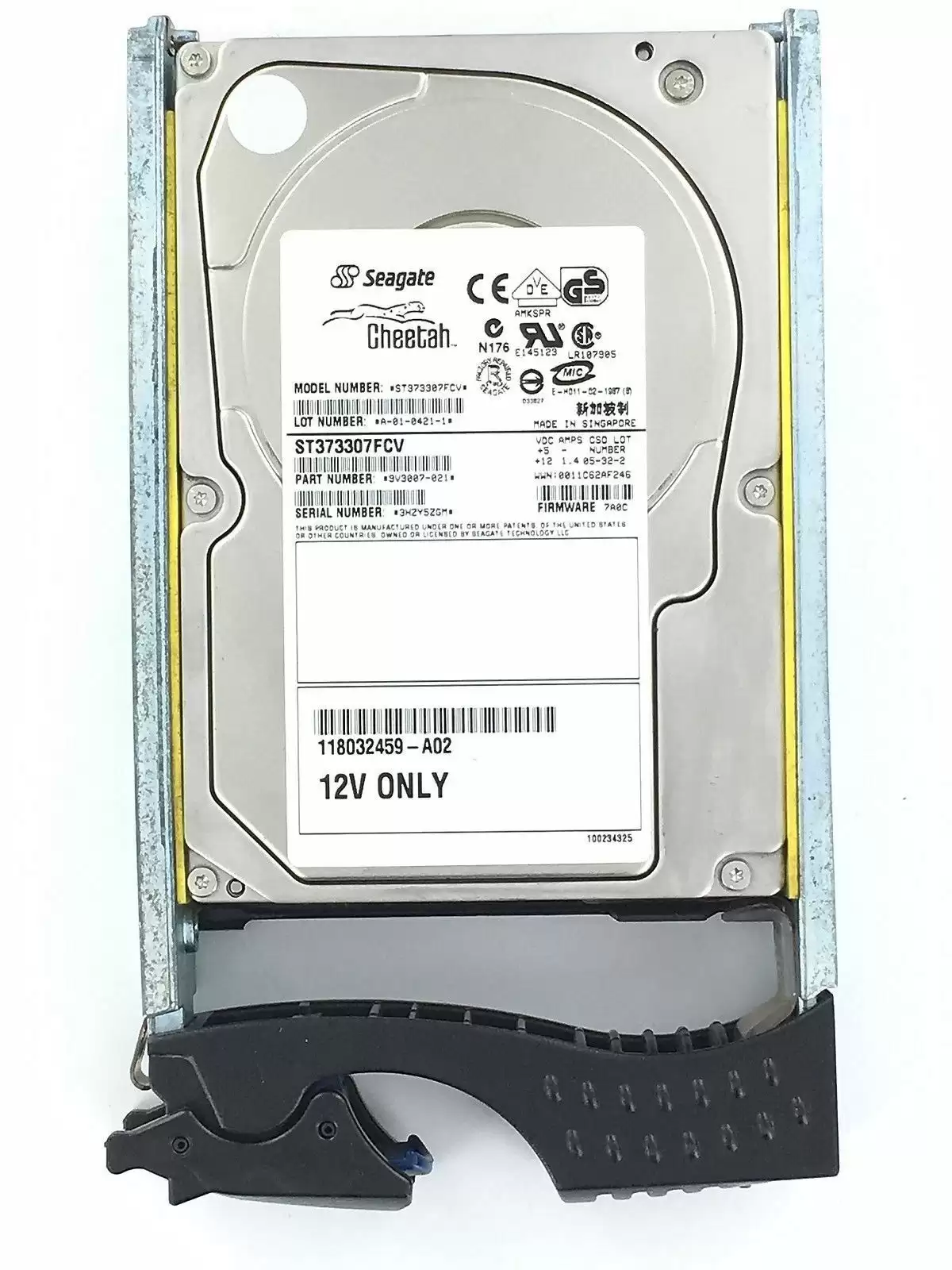 Seagate 9V3007-021 Cheetah 10K.6 73.4GB Fibre Channel 2Gb/s 10000RPM 16MB Cache 3.5-inch Internal Hard Drive