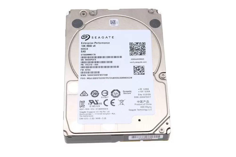 Seagate ST900MM0178 Enterprise Performance 10K.8 900GB SAS 12Gb/s 10000RPM 128MB Cache 2.5-inch Internal Hard Drive