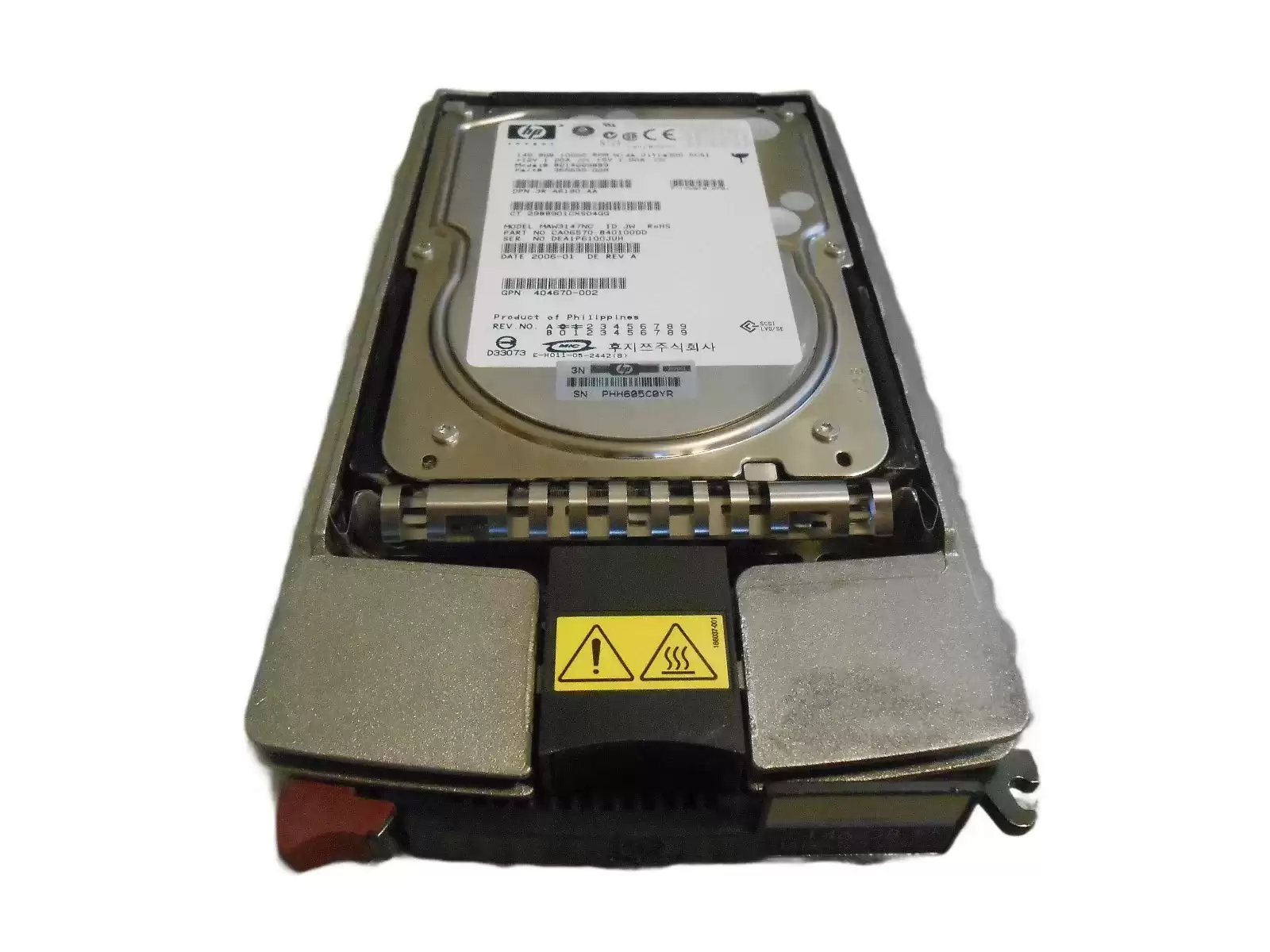 HPE 365695-008 146GB Ultra-320 SCSI 80-Pin LVD Hot Swap 10000RPM 3.5-inch Internal Hard Drive