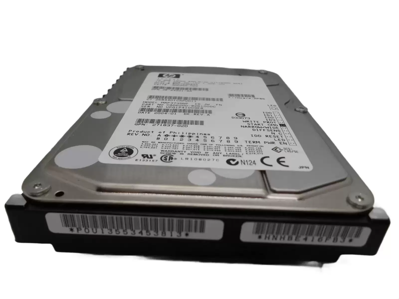 HPE 300955-023 72.8GB Ultra-320 SCSI 68-Pin LVD 10000RPM 3.5-inch Internal Hard Drive