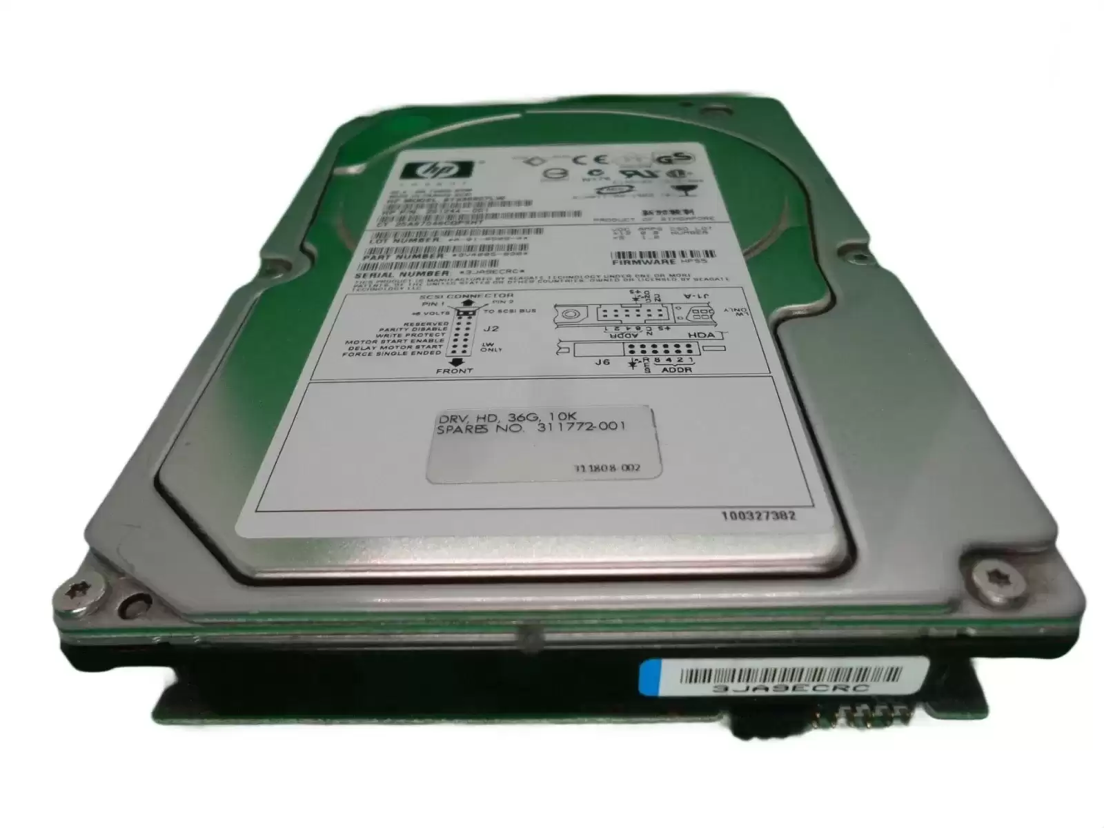 HPE 311772-001 36.4GB 10000RPM Ultra320 SCSI 3.5inch Internal Hard Drive
